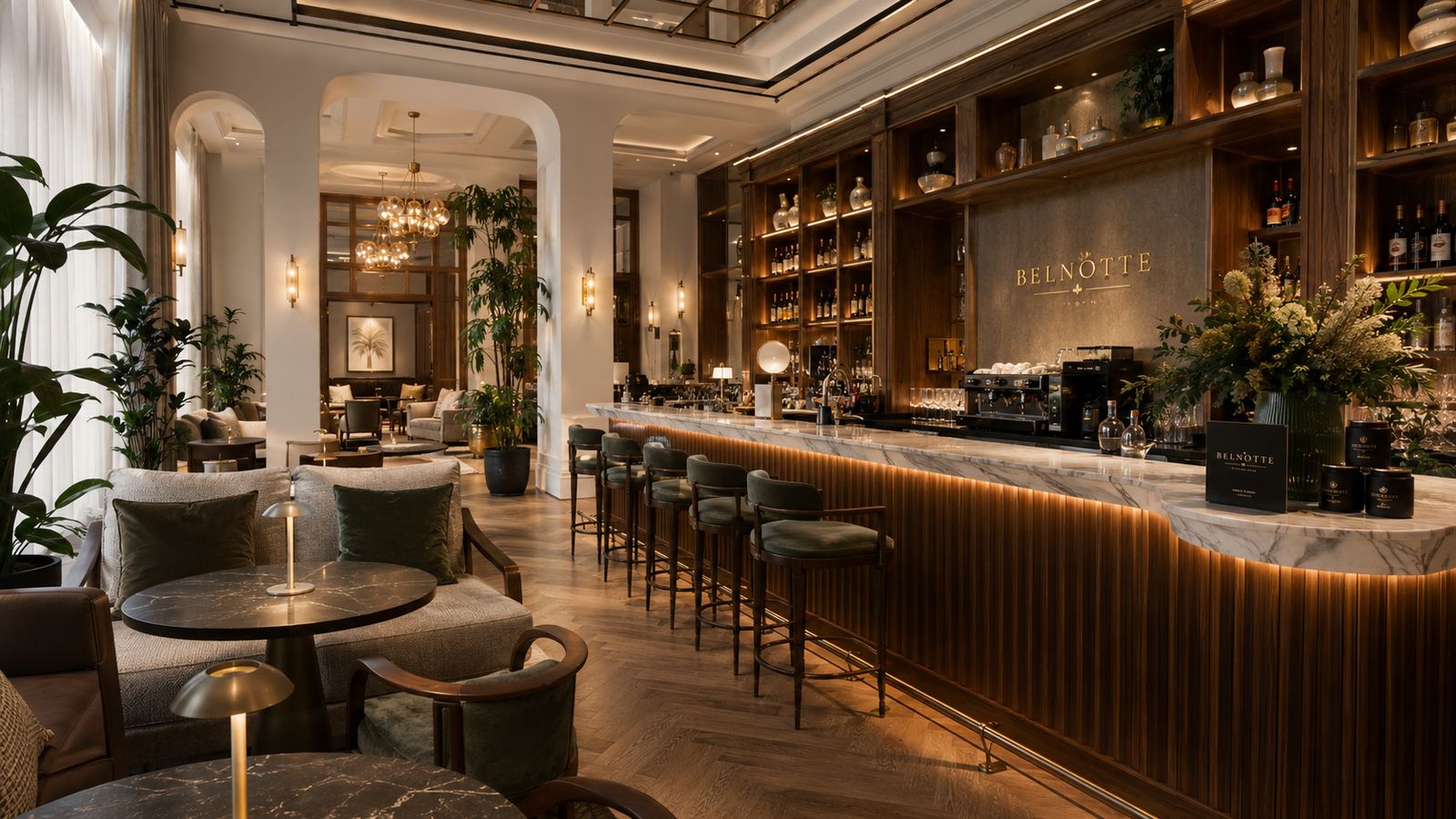 Belnotte served at a fine hotel bar