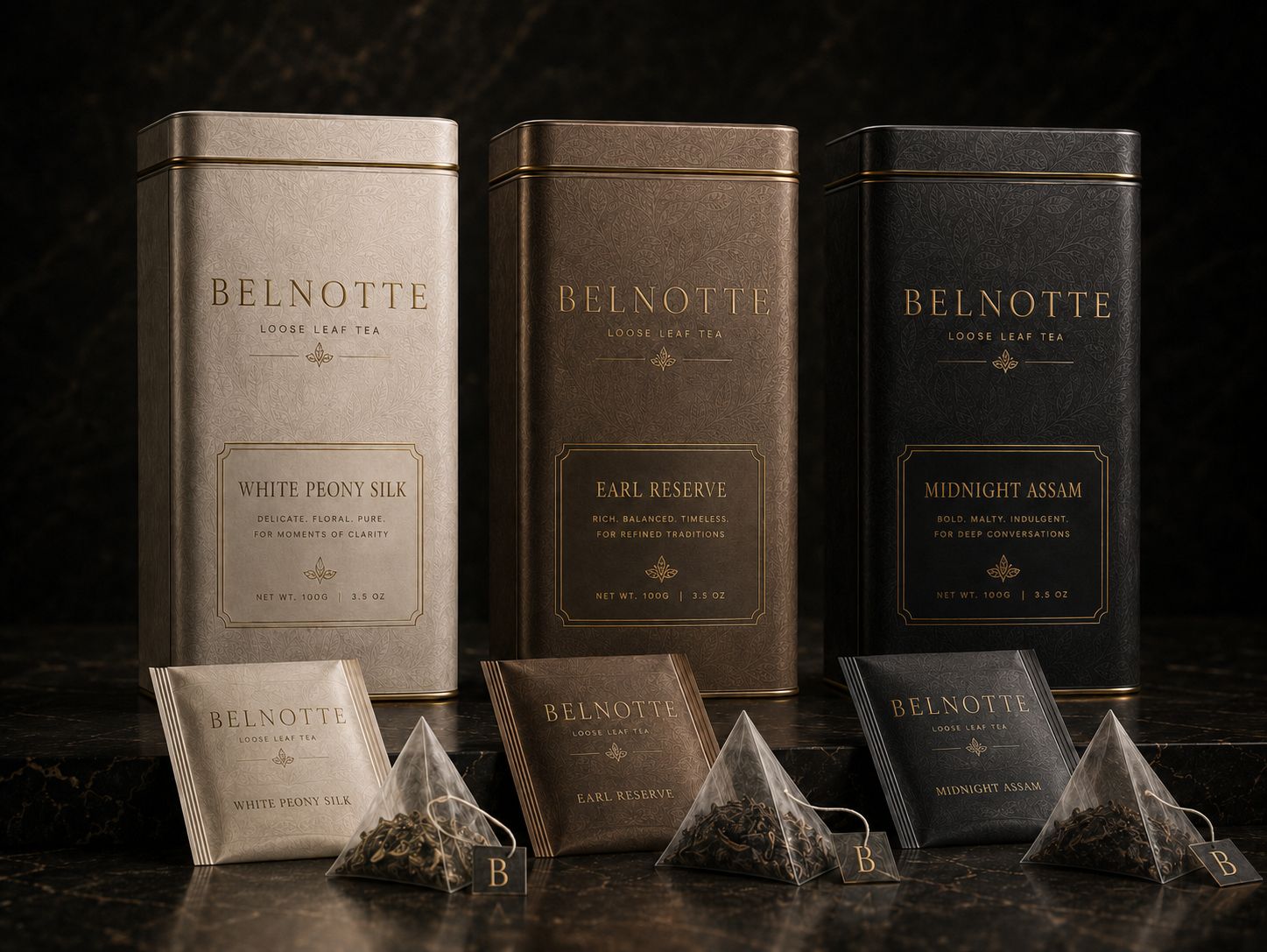 Belnotte fine loose-leaf tea collection