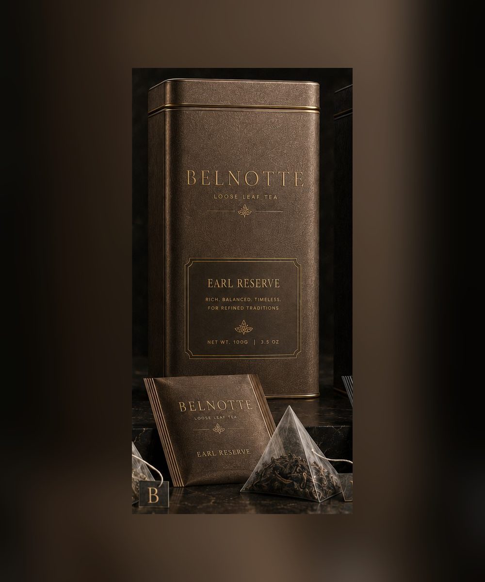 Belnotte Earl Reserve tea caddy